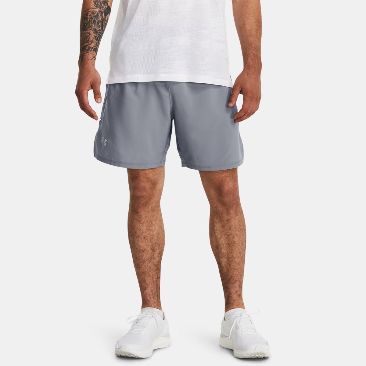 Grey Shorts from Under Armour GOOFASH