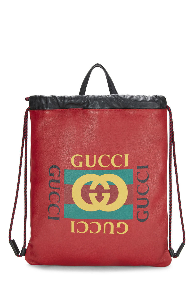 Gucci Backpack Red for Woman at WGACA GOOFASH