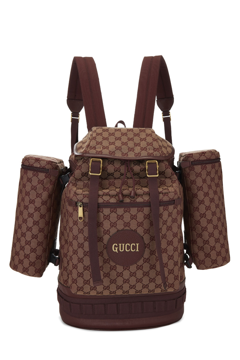 Gucci Gent Backpack in Burgundy - WGACA GOOFASH