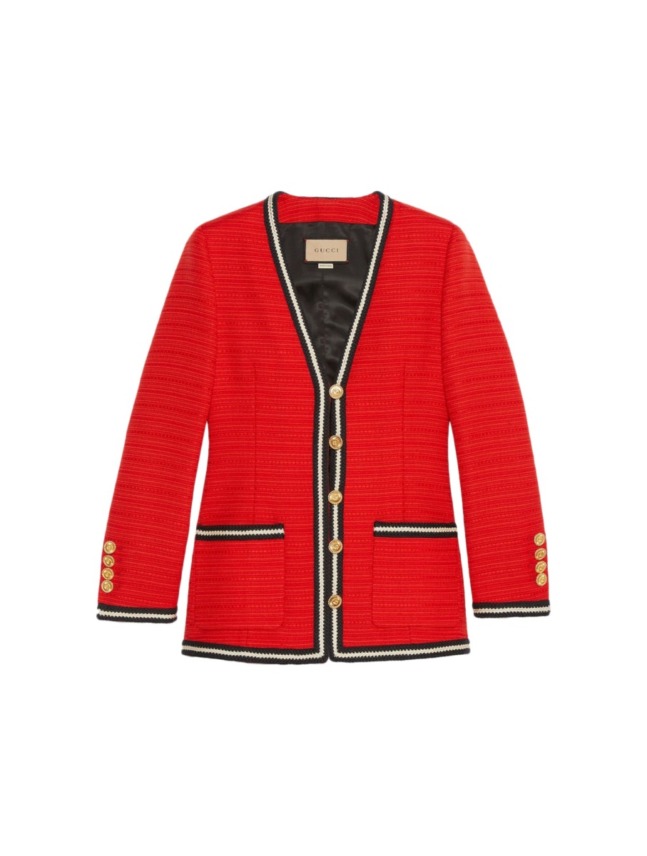 Gucci - Lady Jacket in Red - Suitnegozi GOOFASH