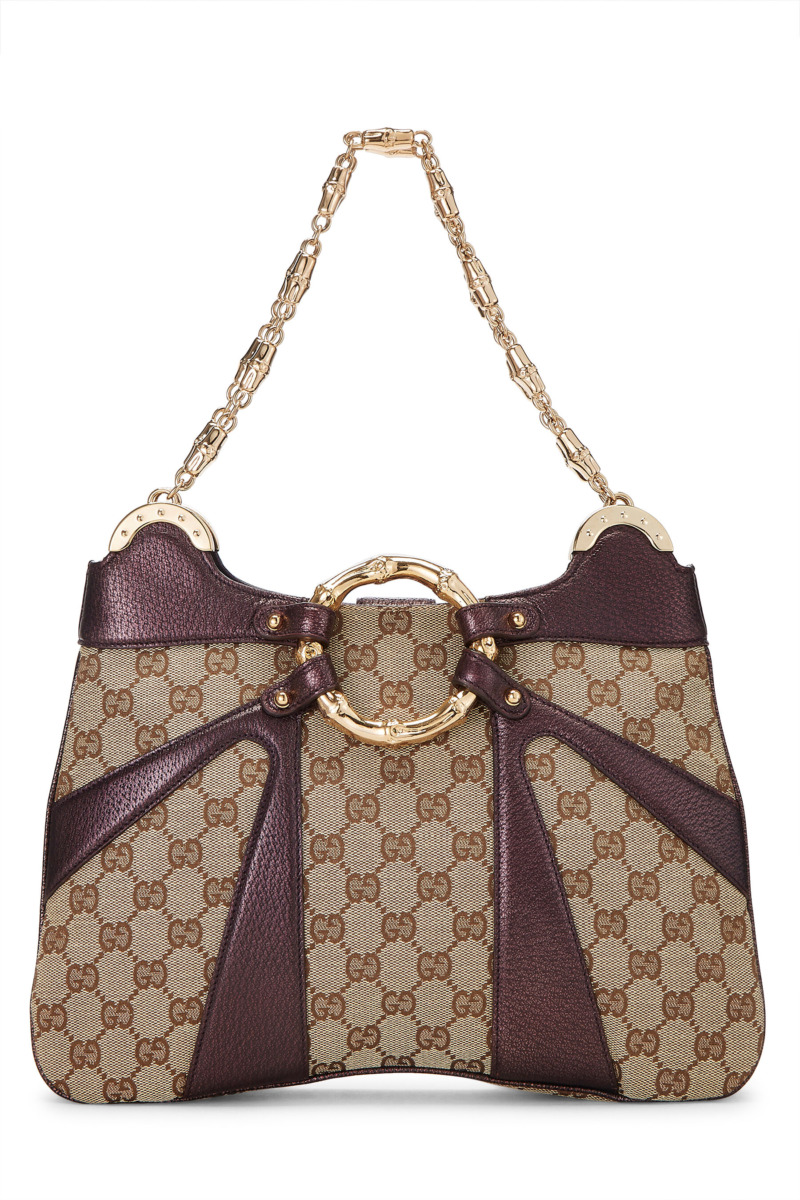 Gucci Lady Shoulder Bag Purple by WGACA GOOFASH