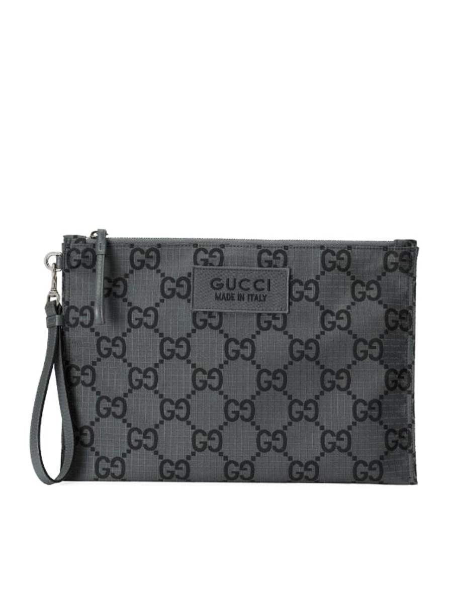 Gucci Men's Black Clutches from Suitnegozi GOOFASH