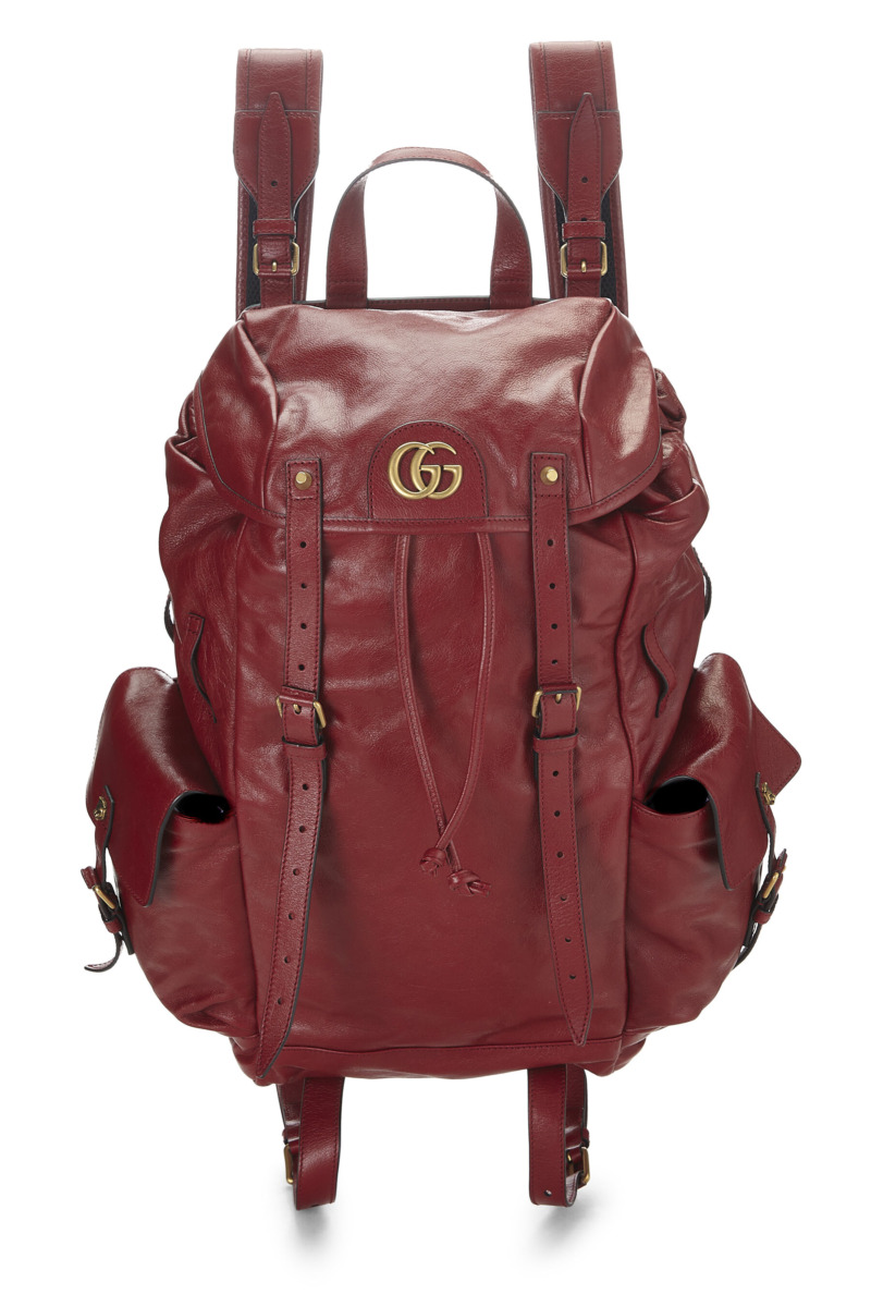 Gucci Woman Backpack Red by WGACA GOOFASH
