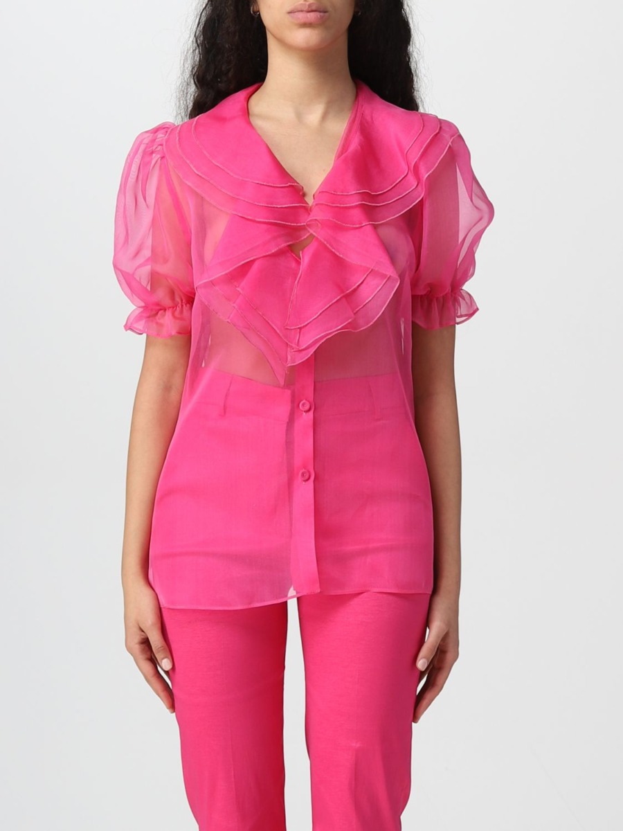 H Couture - Pink Lady Top Giglio GOOFASH