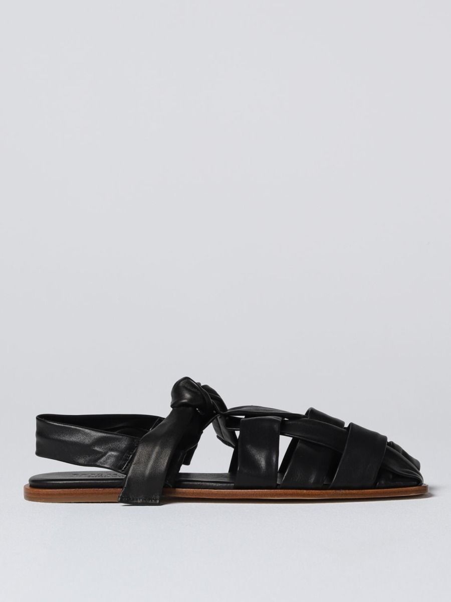 Hereu - Flat Sandals Black Giglio GOOFASH