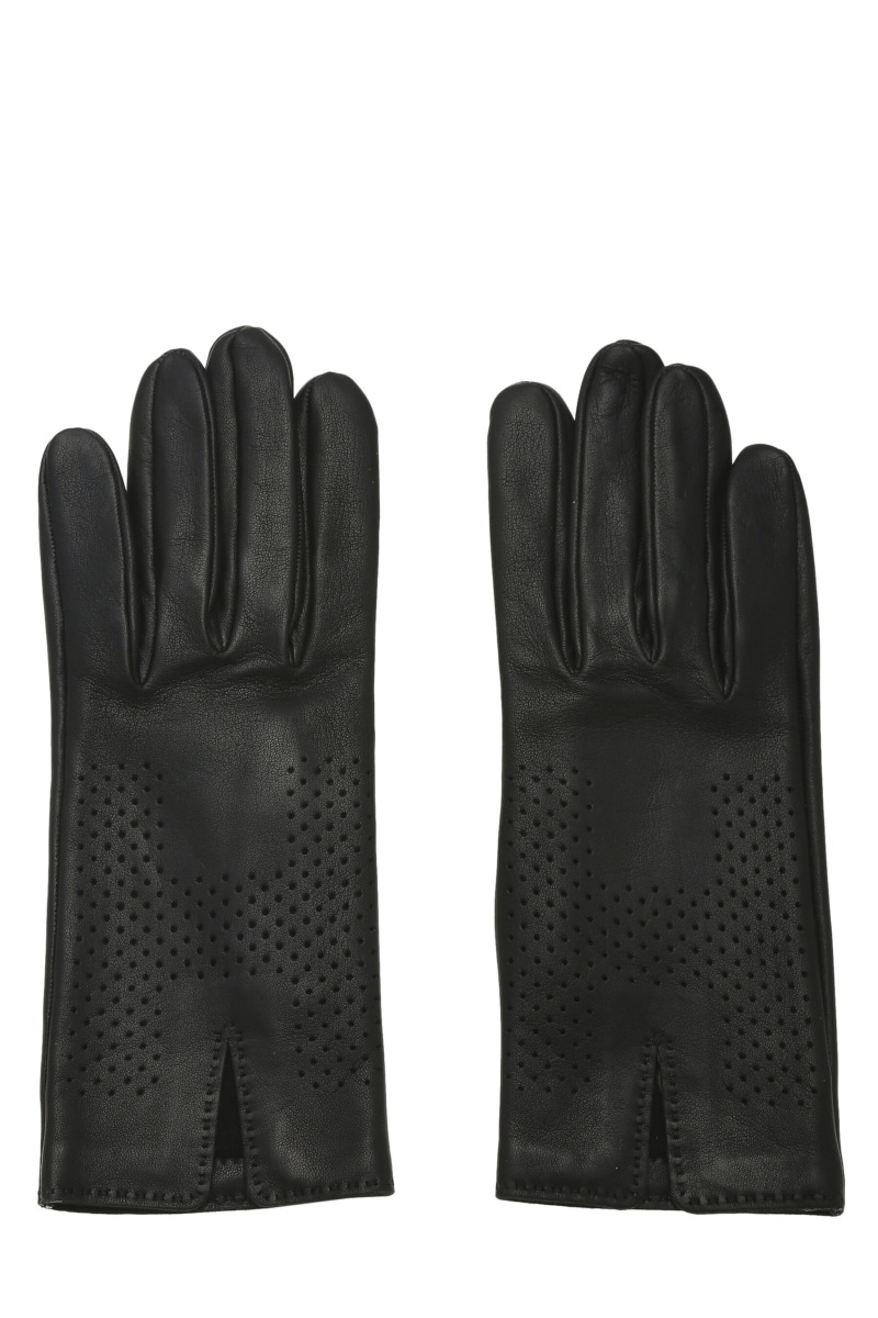 Hermes - Lady Black Gloves by WGACA GOOFASH