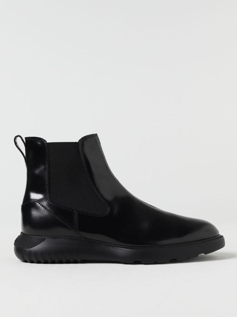 Hogan Gents Boots in Black at Giglio GOOFASH