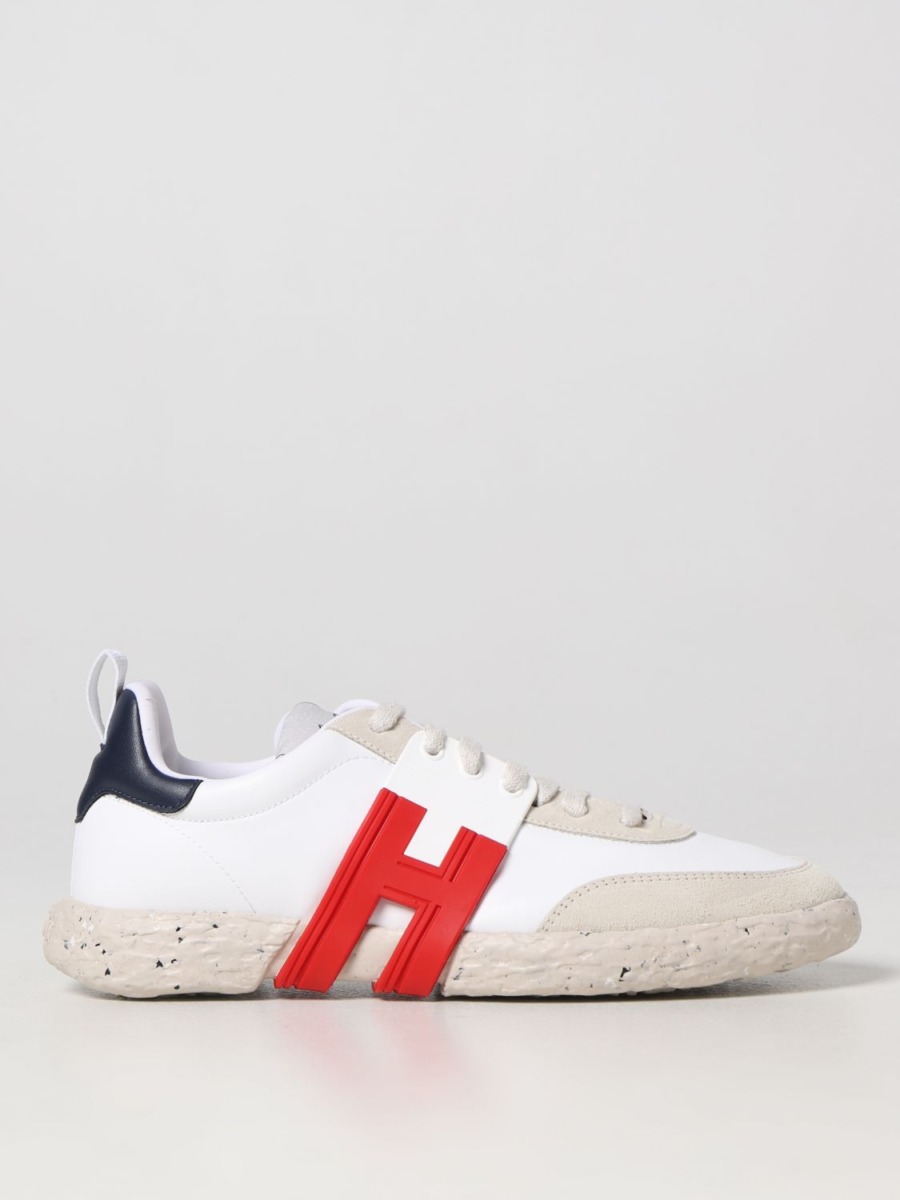 Hogan Man Trainers Red by Giglio GOOFASH