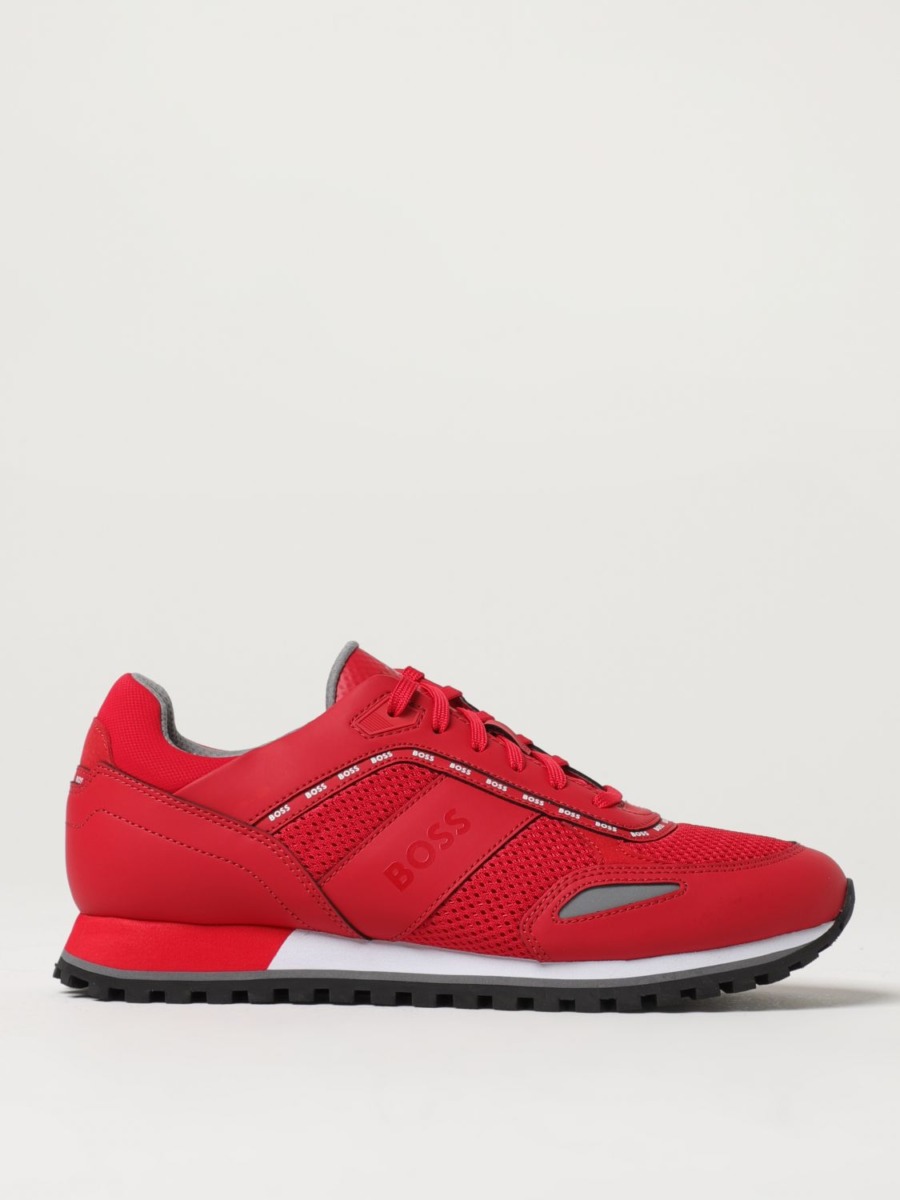 Hugo Boss Gents Trainers in Red from Giglio GOOFASH