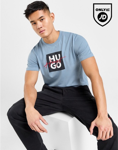 Hugo Boss Men's Blue T-Shirt from JD Sports GOOFASH