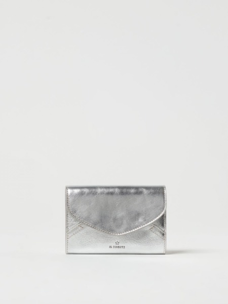 Il Bisonte - Silver Wallet for Women by Giglio GOOFASH