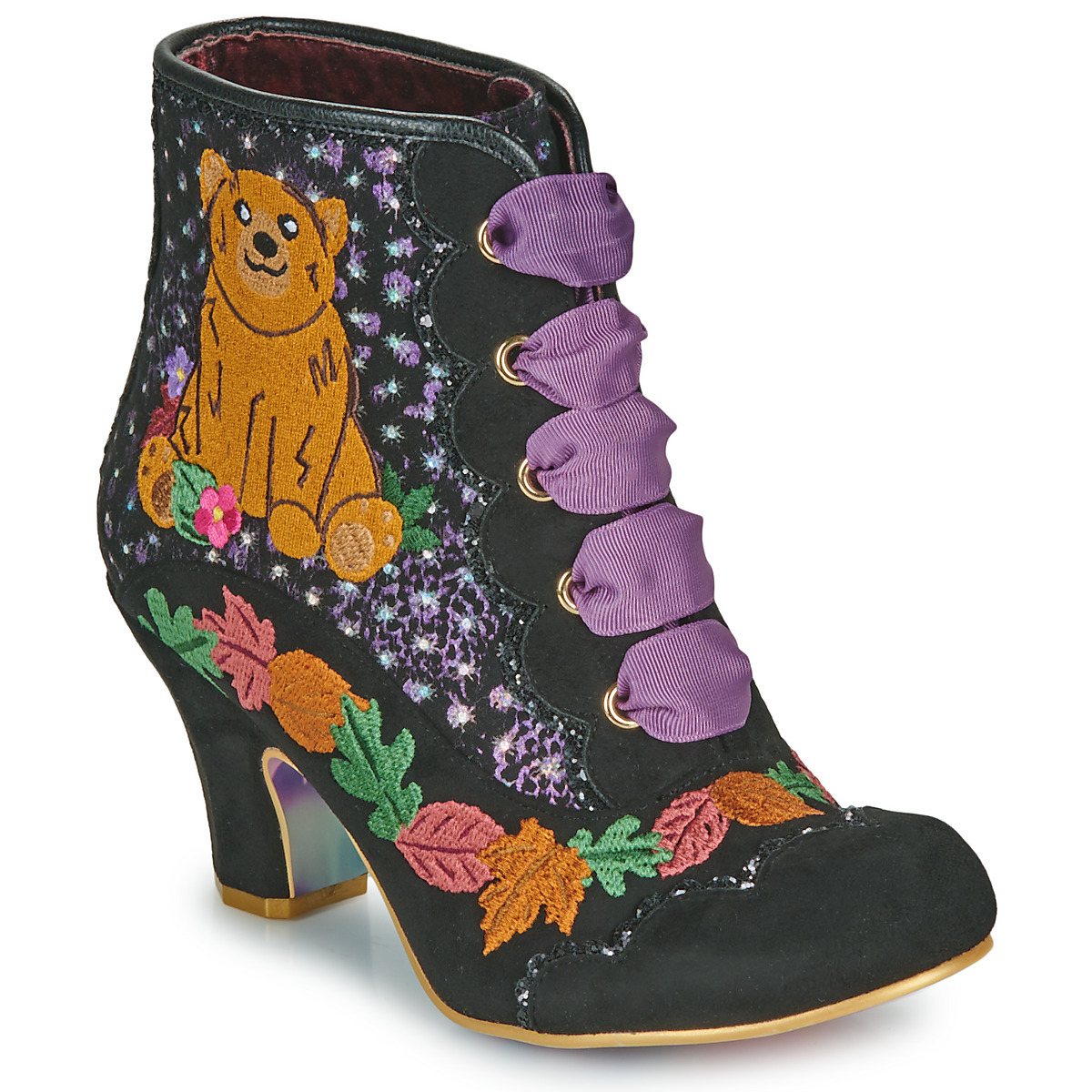 Irregular Choice - Ladies Ankle Boots - Black - Spartoo GOOFASH