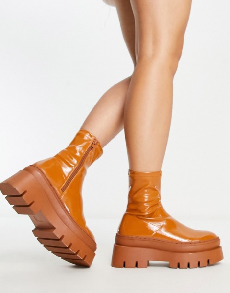 Ivory Ladies Sock Boots - Asos GOOFASH