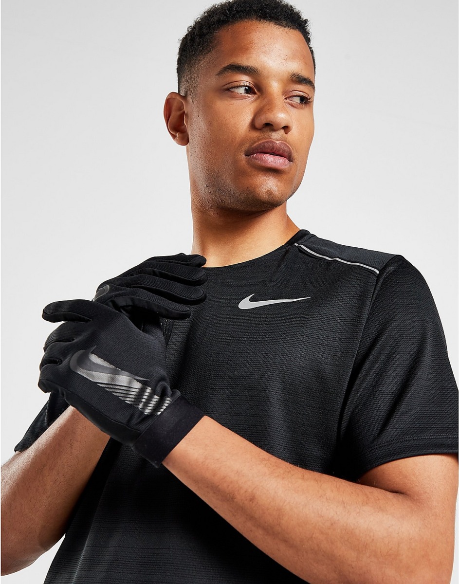 JD Sports Gent Gloves Black GOOFASH