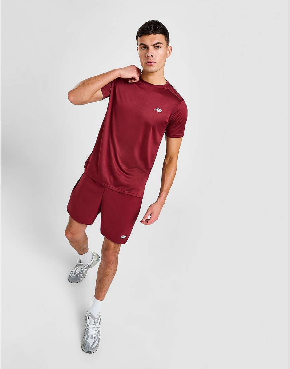 JD Sports Gent Running Shorts Red by New Balance GOOFASH