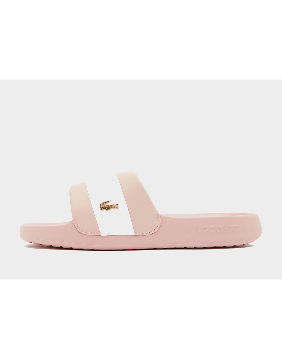 JD Sports - Ladies Sliders Pink from Lacoste GOOFASH