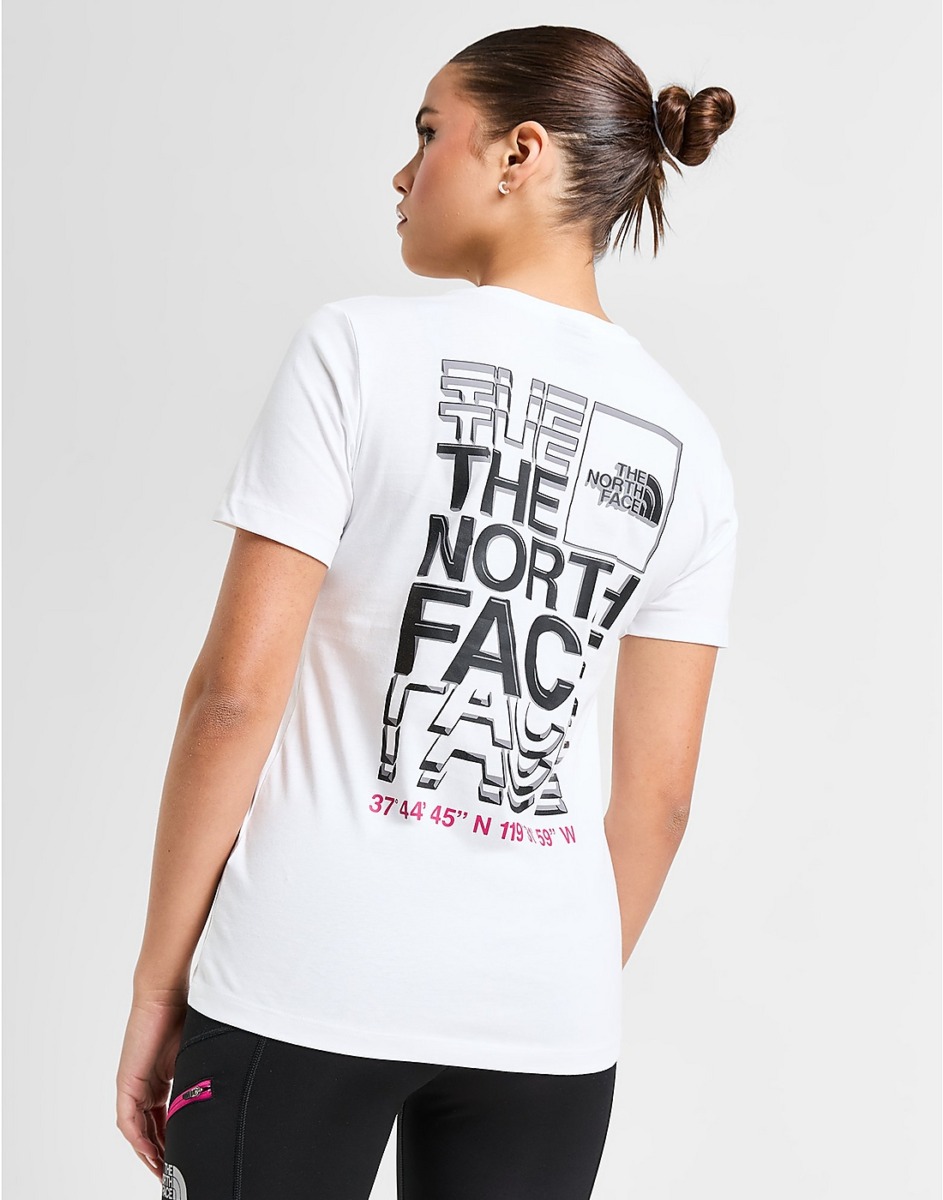 JD Sports Ladies White T-Shirt by The North Face GOOFASH