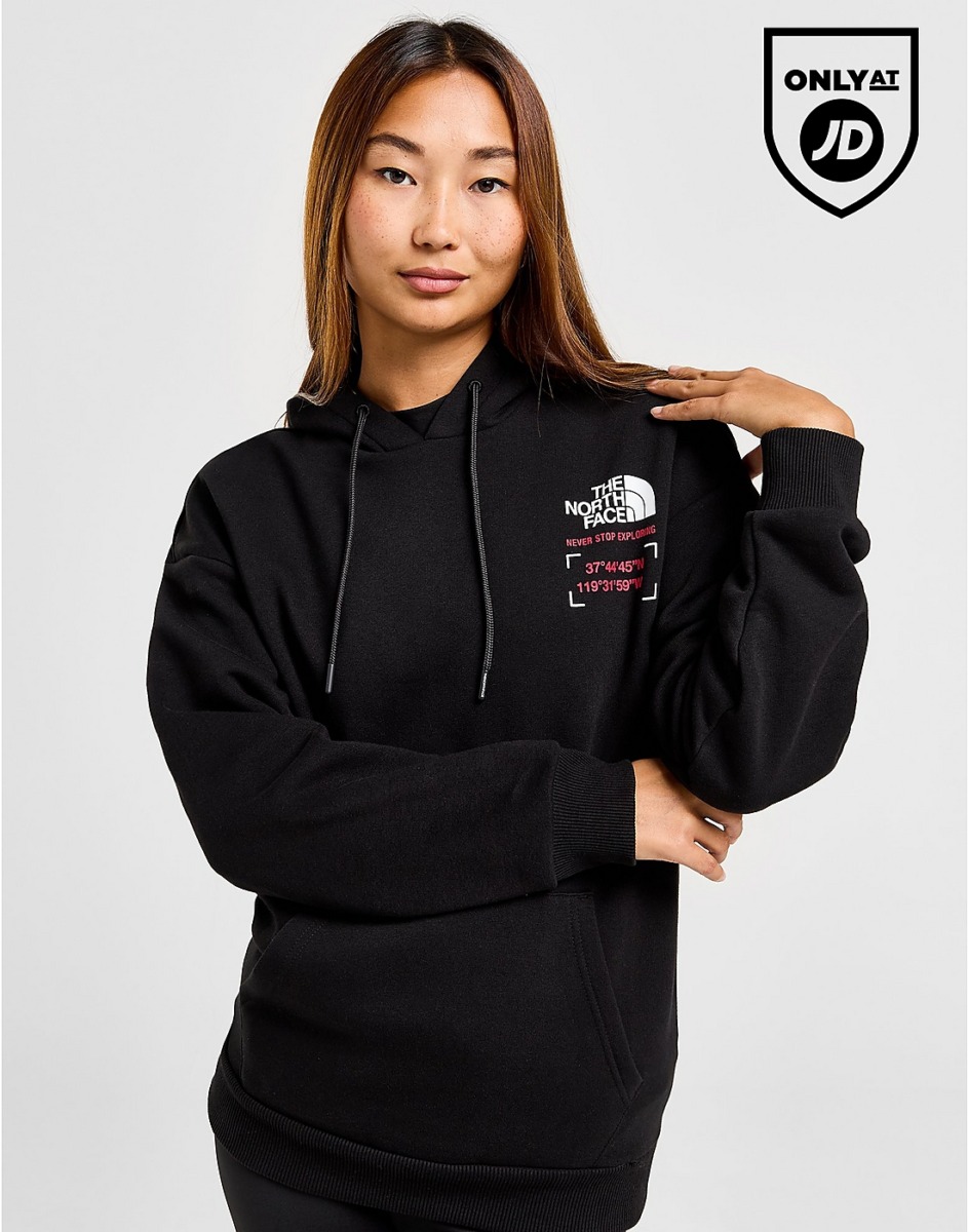 JD Sports Lady Hoodie Black by The North Face GOOFASH