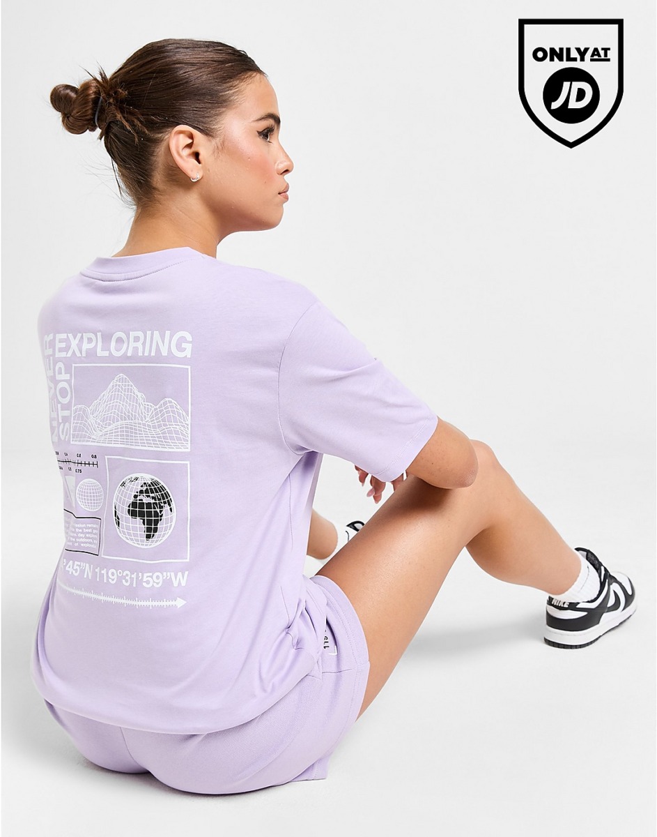 JD Sports Lady Purple T-Shirt by The North Face GOOFASH