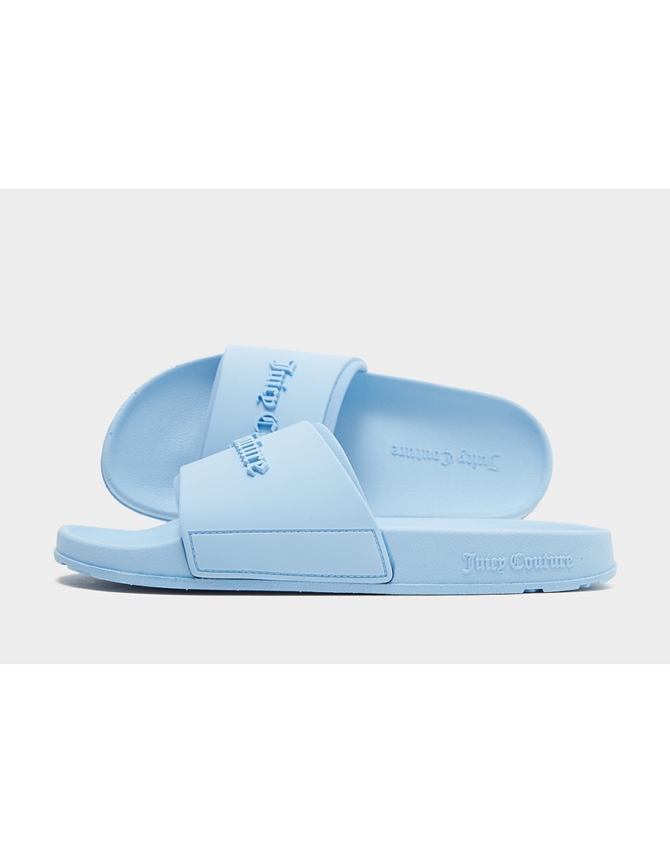 JD Sports - Lady Sliders Blue by Juicy Couture GOOFASH