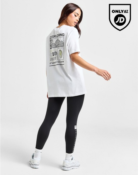 JD Sports Lady White T-Shirt from The North Face GOOFASH