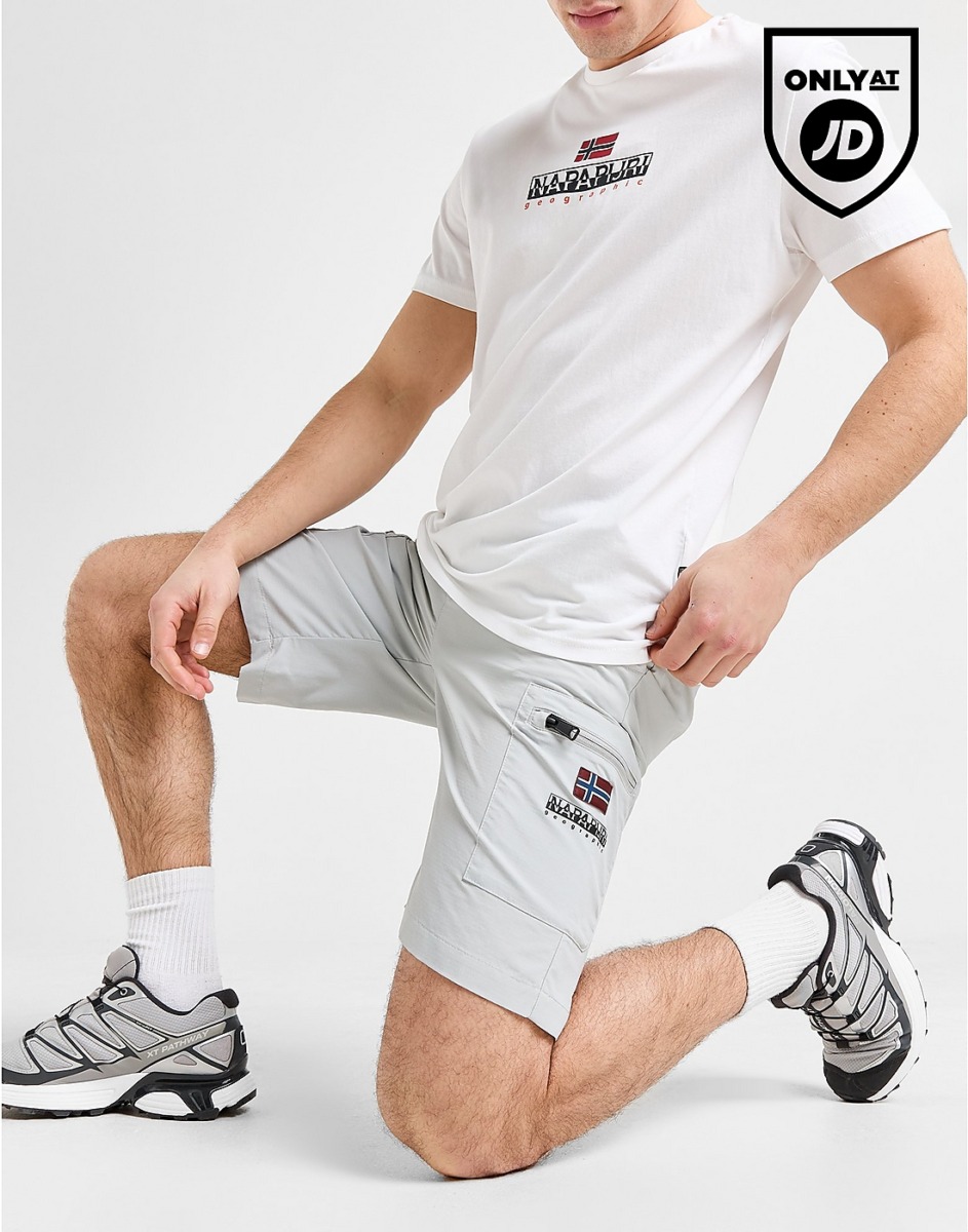 JD Sports - Men Grey Shorts from Napapijri GOOFASH