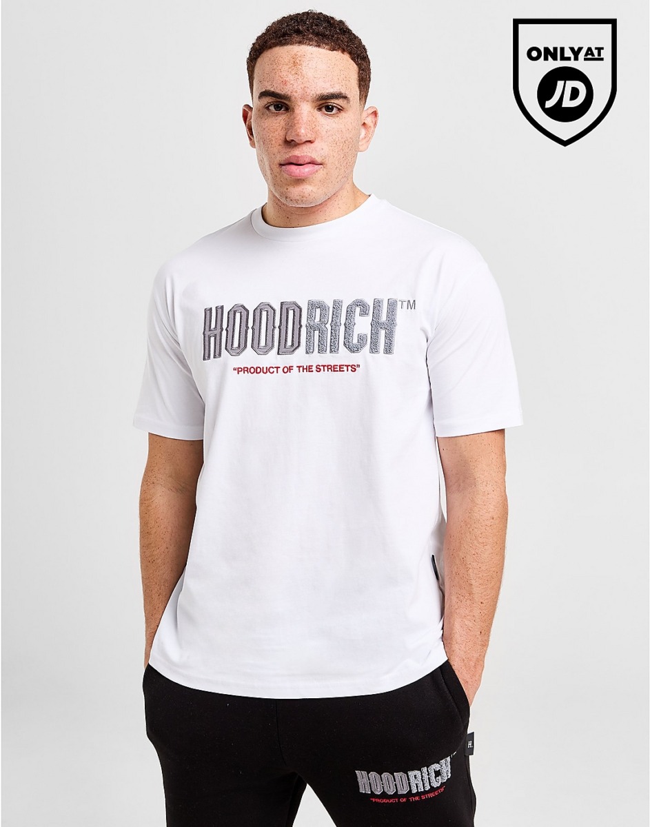 JD Sports - Men T-Shirt in White from Hoodrich GOOFASH