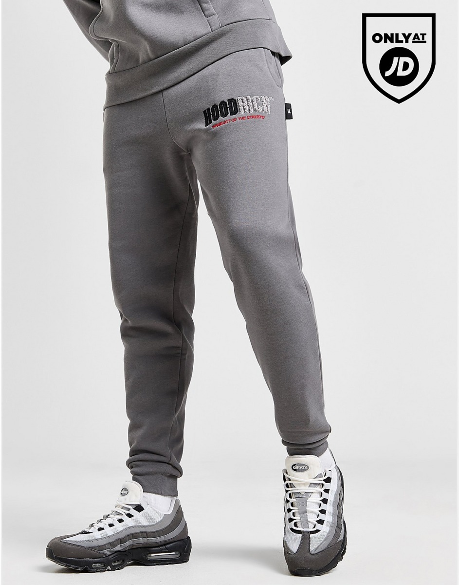 JD Sports Mens Joggers in Grey from Hoodrich GOOFASH