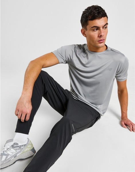JD Sports Men's T-Shirt Grey by New Balance GOOFASH