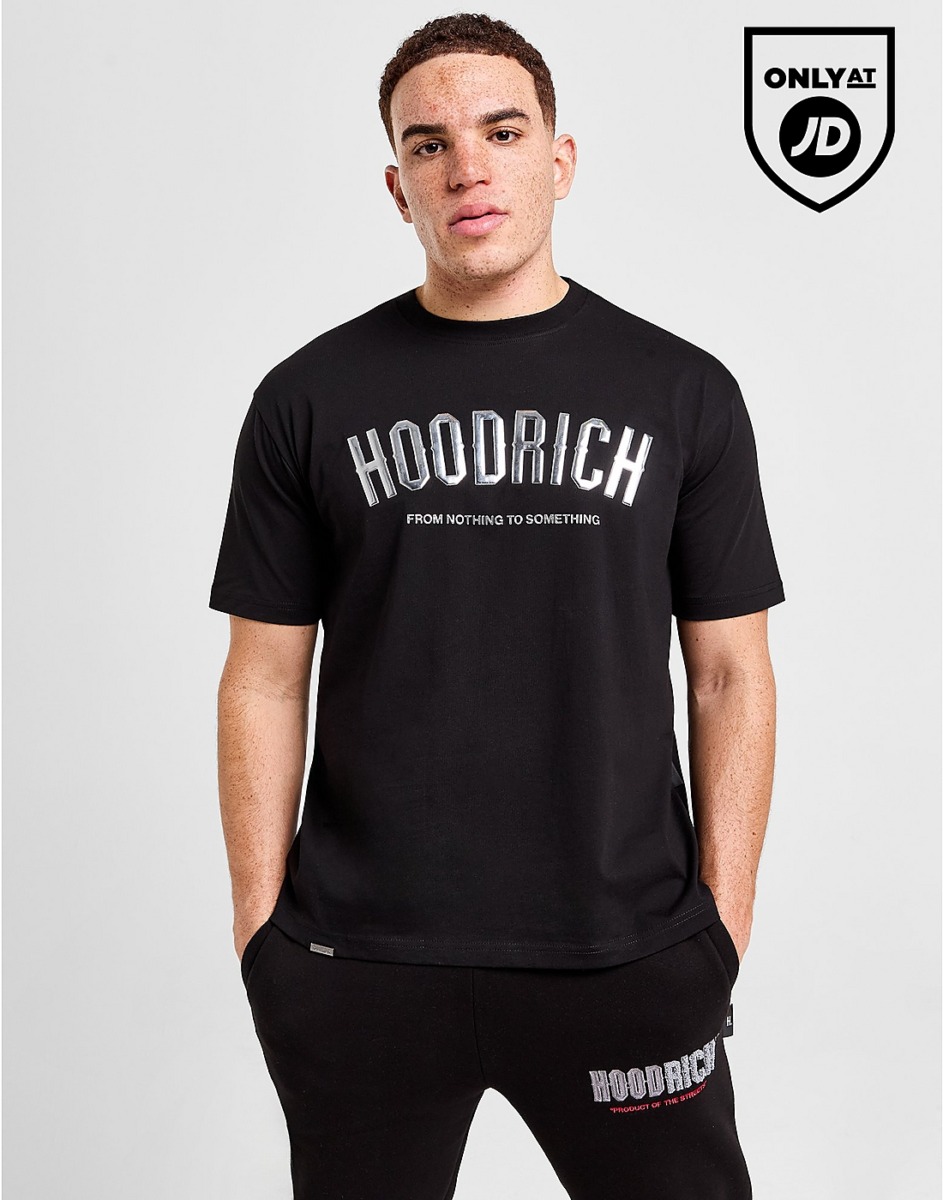 JD Sports - Mens T-Shirt in Black by Hoodrich GOOFASH