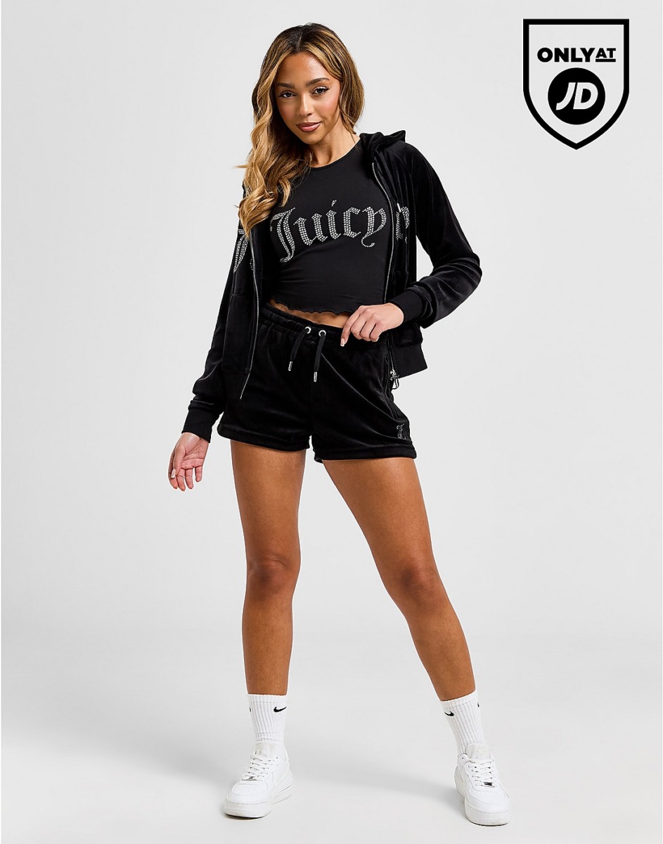 JD Sports - Shorts Black for Women by Juicy Couture GOOFASH