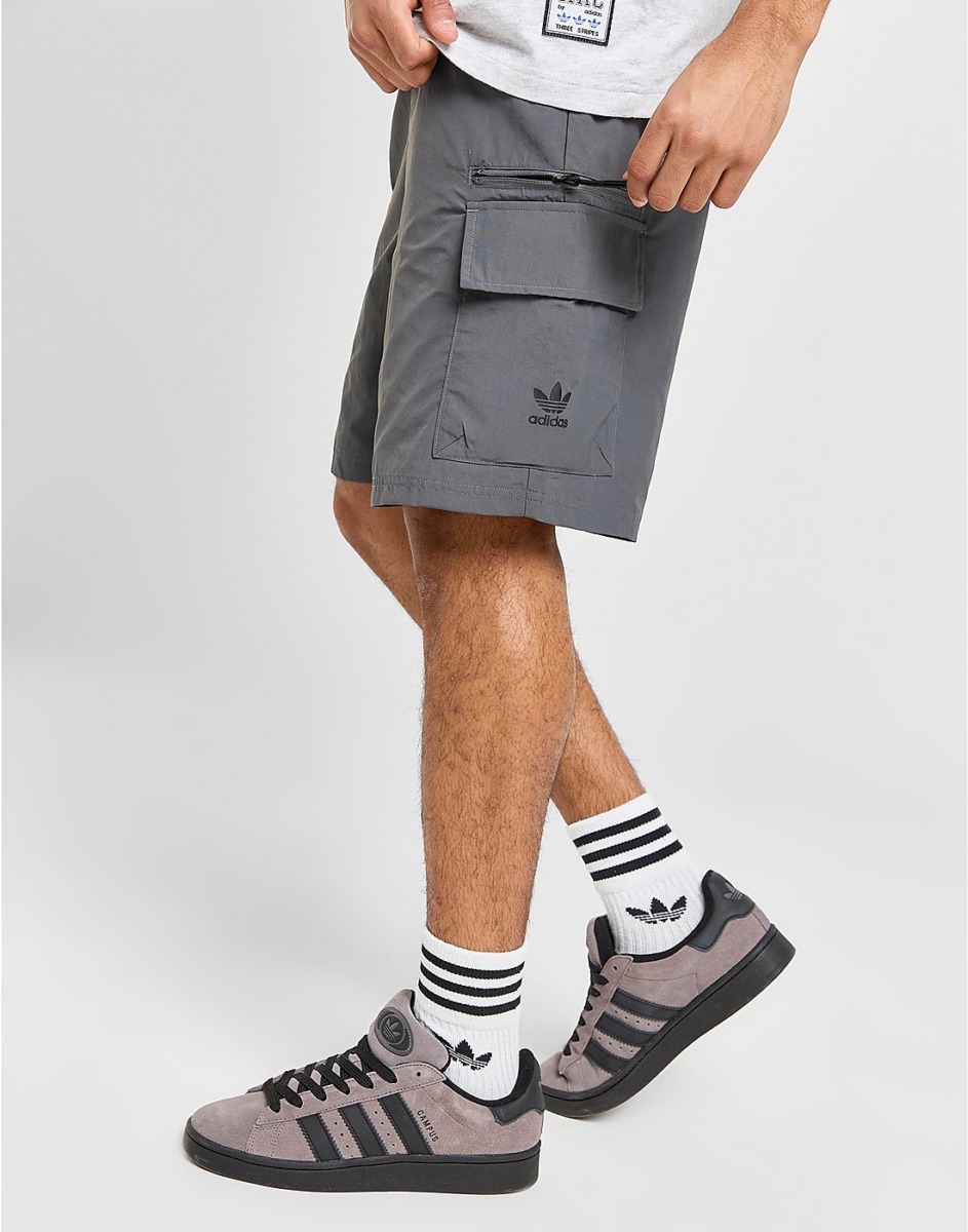 JD Sports Shorts Grey for Men by Adidas GOOFASH