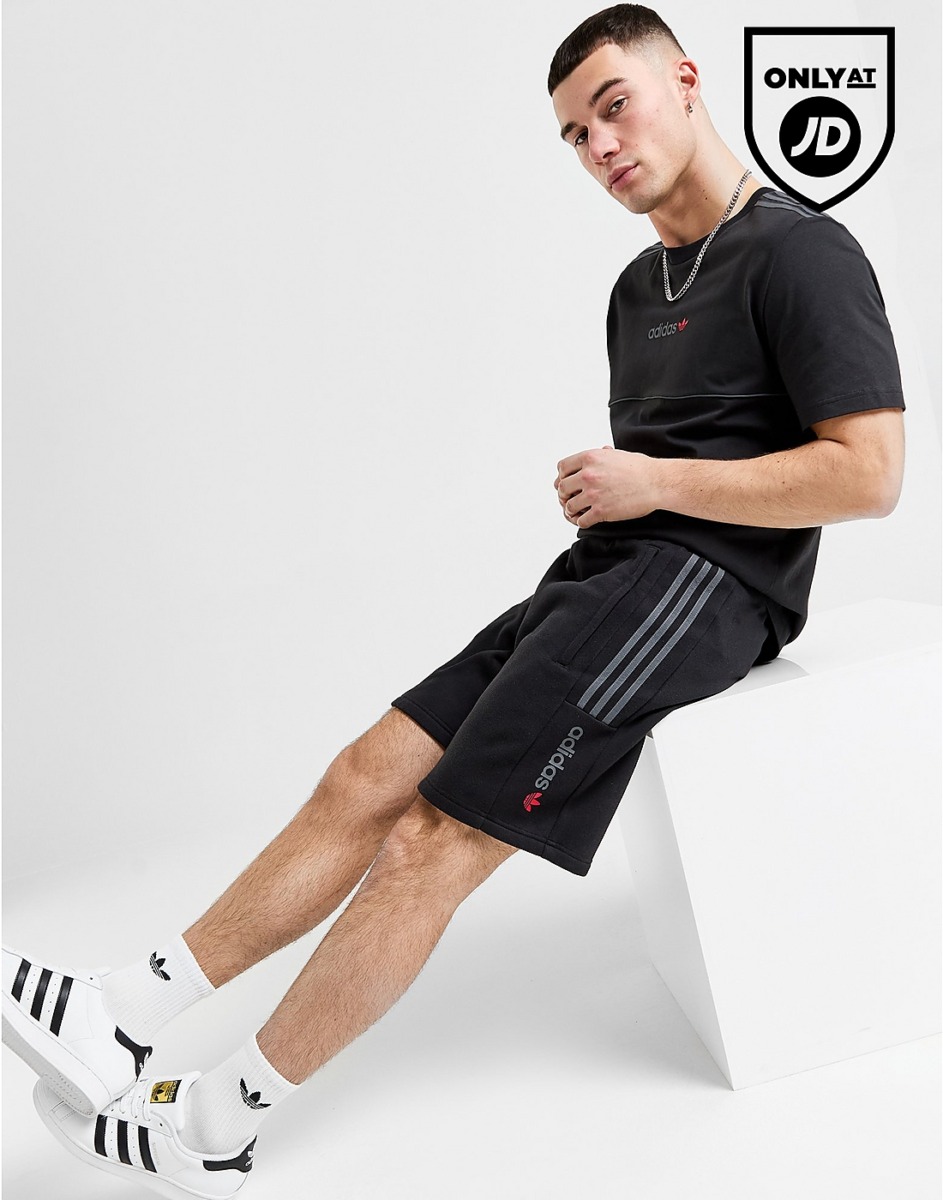 JD Sports - Shorts in Black Adidas Man GOOFASH