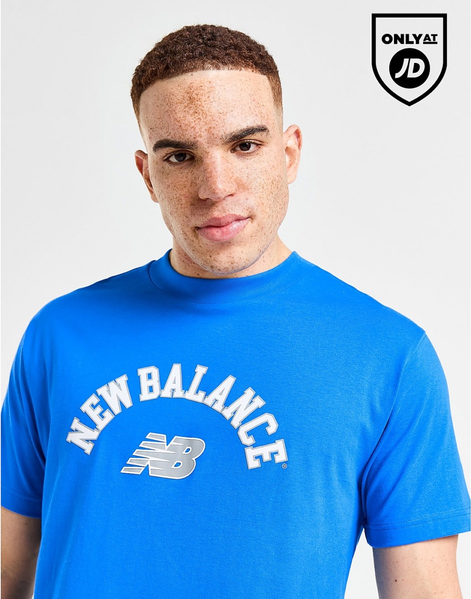 JD Sports T-Shirt in Blue New Balance GOOFASH