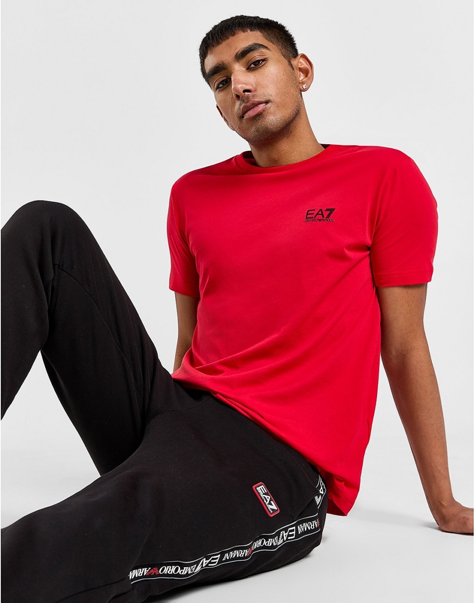 JD Sports - T-Shirt in Red for Man by Armani GOOFASH
