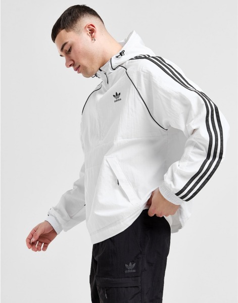 JD Sports White Jacket for Men from Adidas GOOFASH