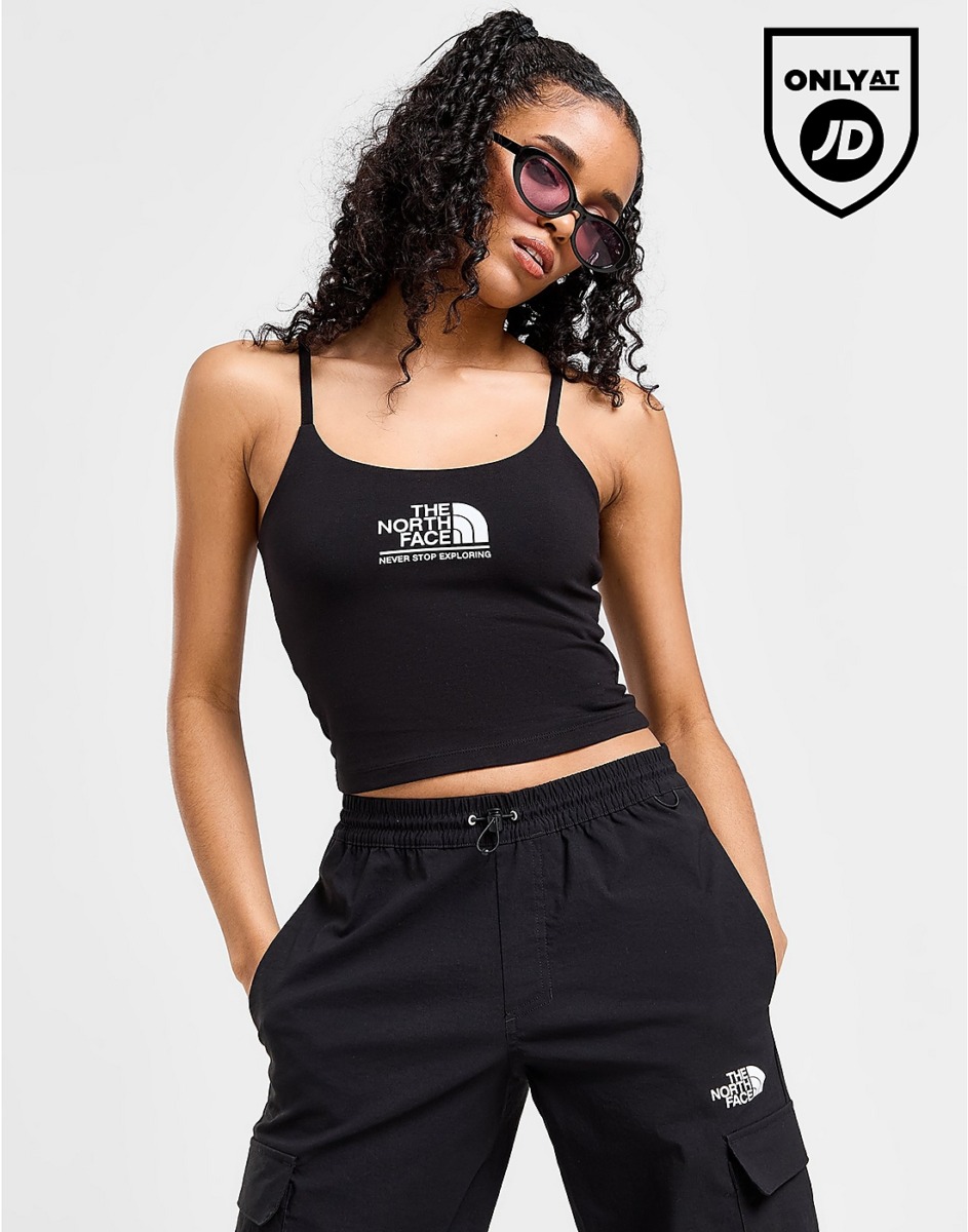 JD Sports Women's Black Tank Top by The North Face GOOFASH