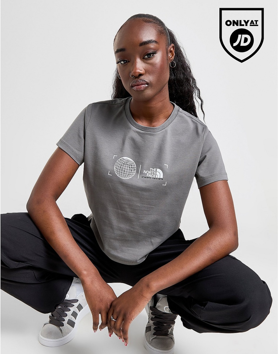 JD Sports Womens Grey T-Shirt by The North Face GOOFASH