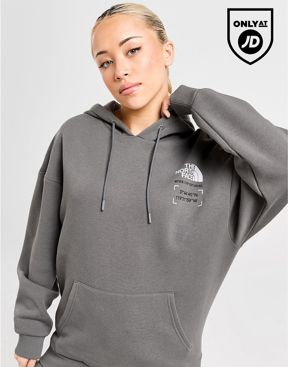 JD Sports Womens Hoodie Grey by The North Face GOOFASH