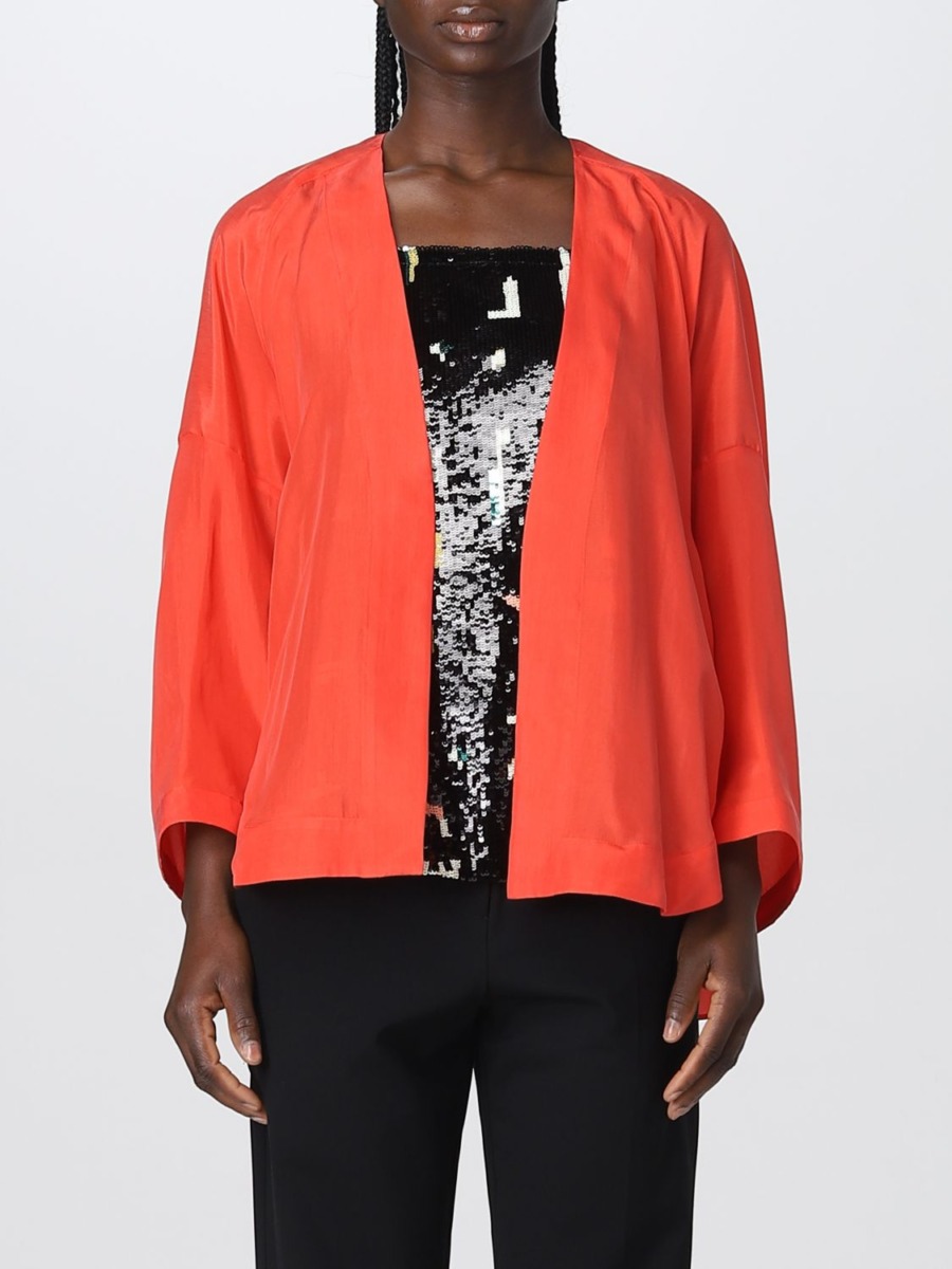 Jacket in Coral - Alysi - Giglio GOOFASH