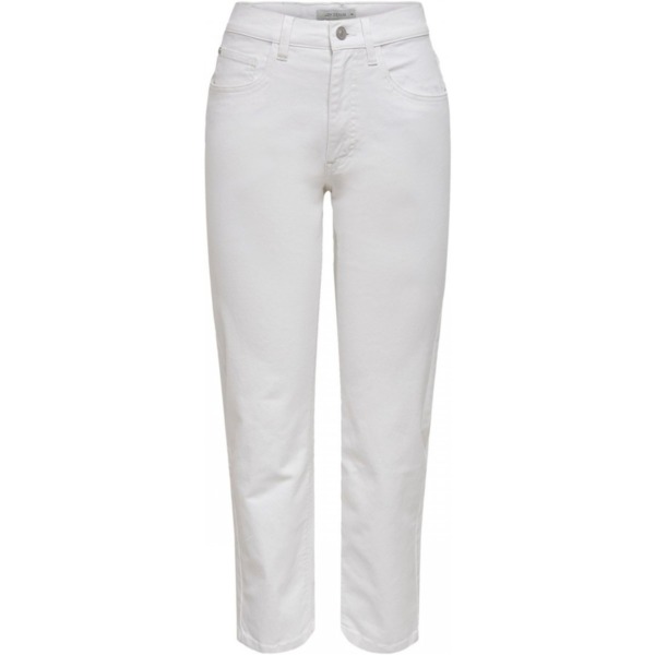 Jacqueline De Yong Jeans in White for Woman by Spartoo GOOFASH