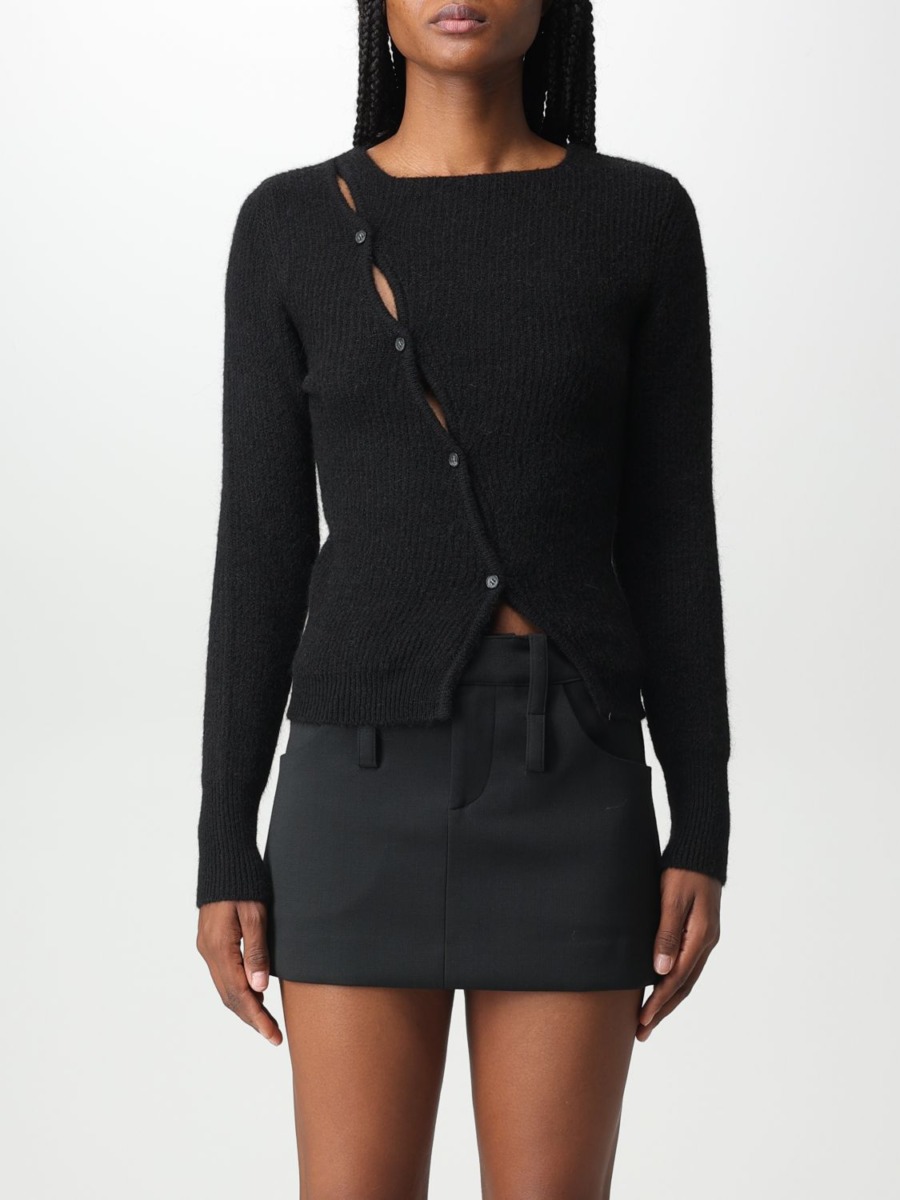 Jacquemus Cardigan Black for Women by Giglio GOOFASH