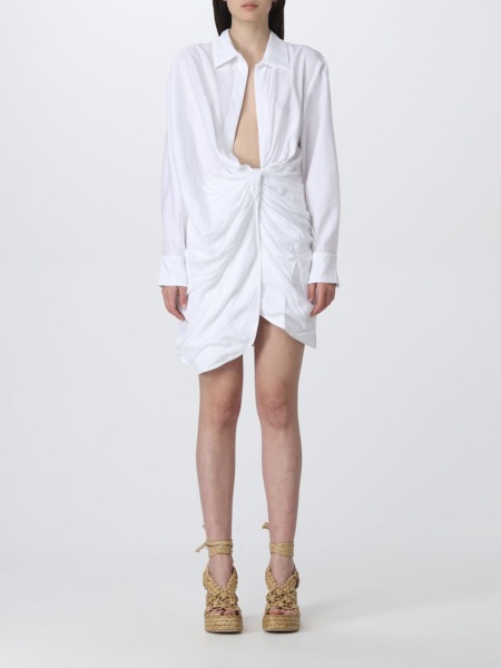 Jacquemus - Dress in White by Giglio GOOFASH