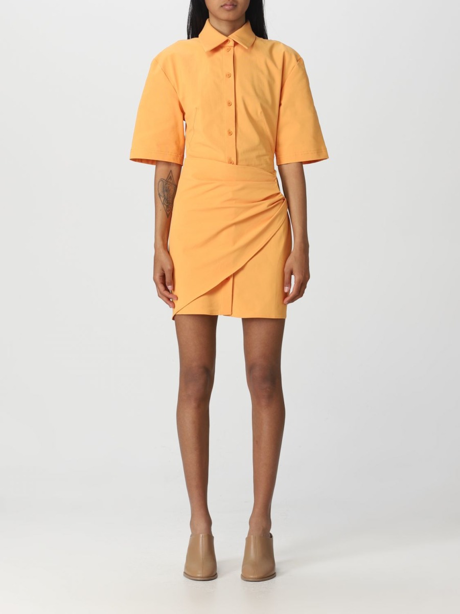 Jacquemus - Women's Orange Dress from Giglio GOOFASH
