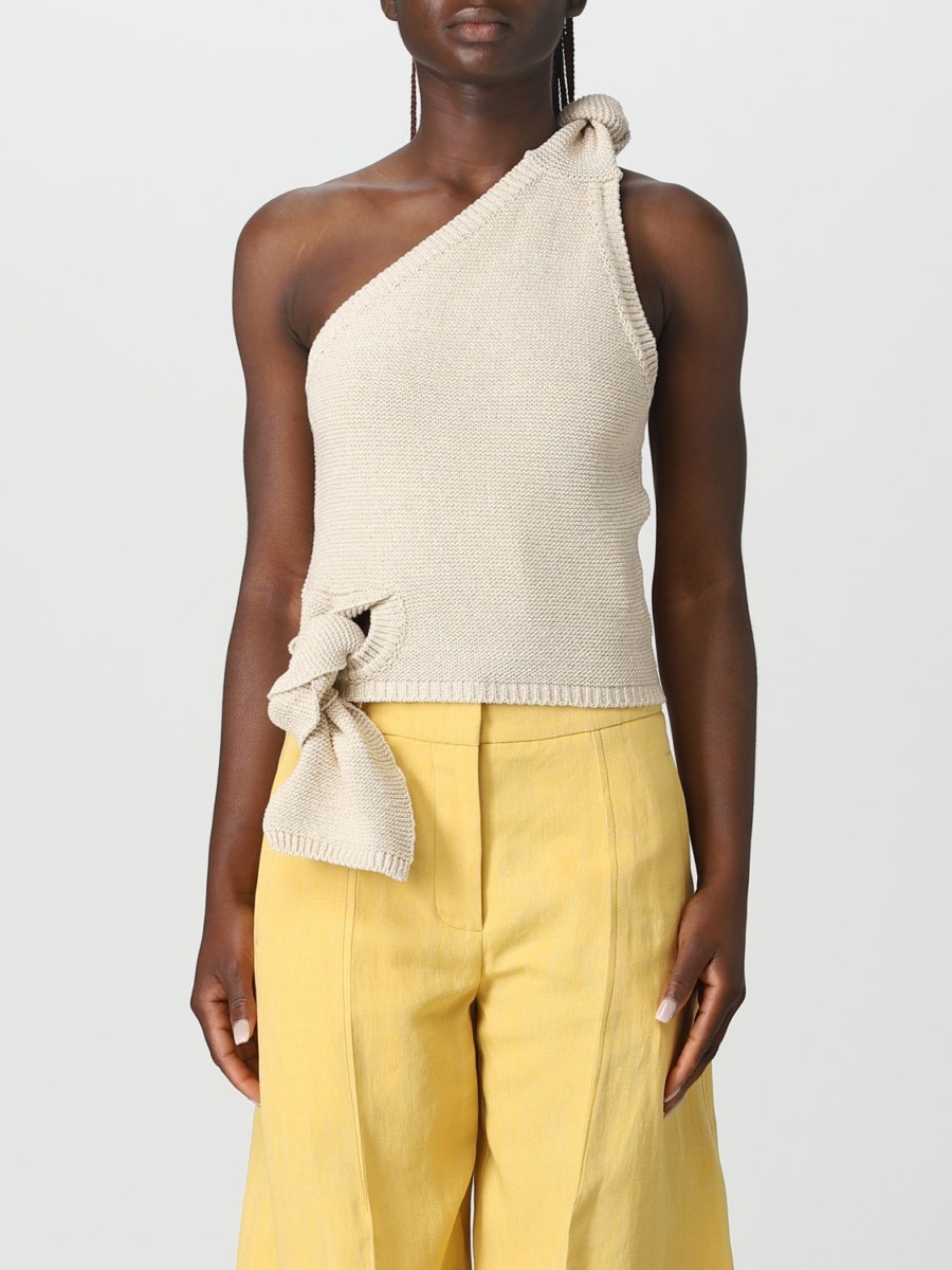 Jacquemus Women's Top in Ivory by Giglio GOOFASH