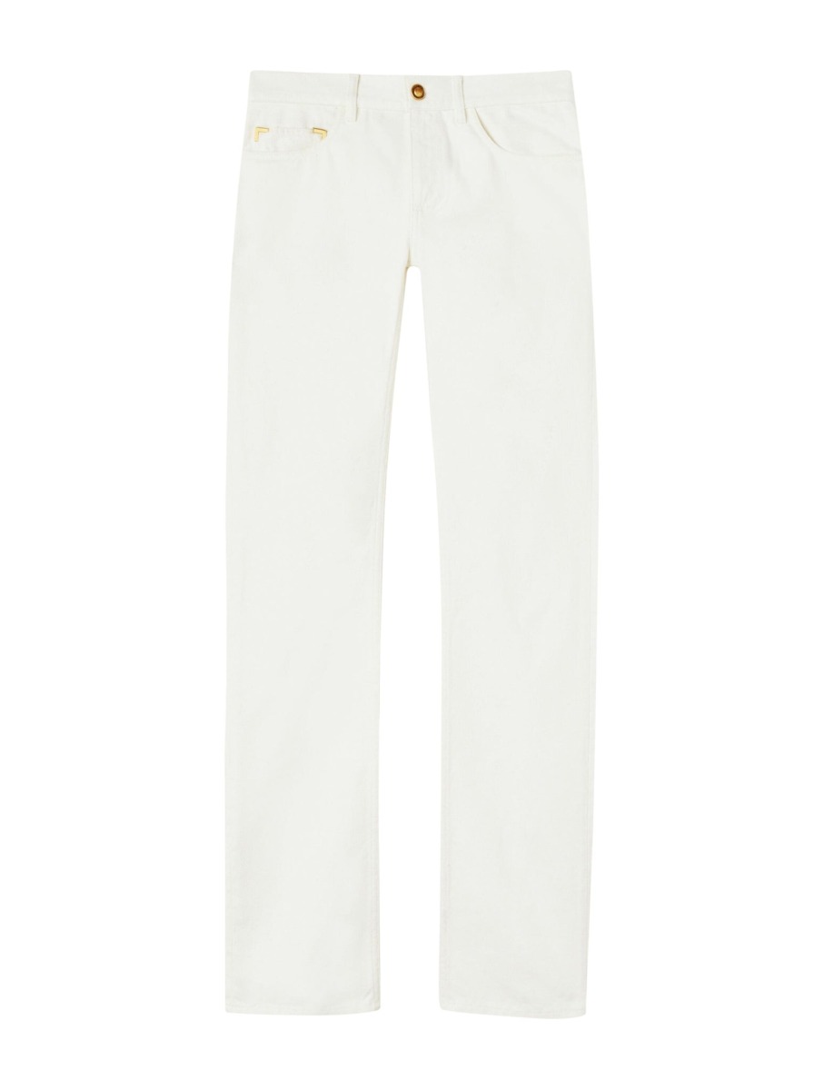 Jeans White Suitnegozi Palm Angels Women GOOFASH
