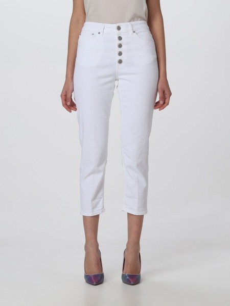 Jeans in White for Women by Giglio GOOFASH