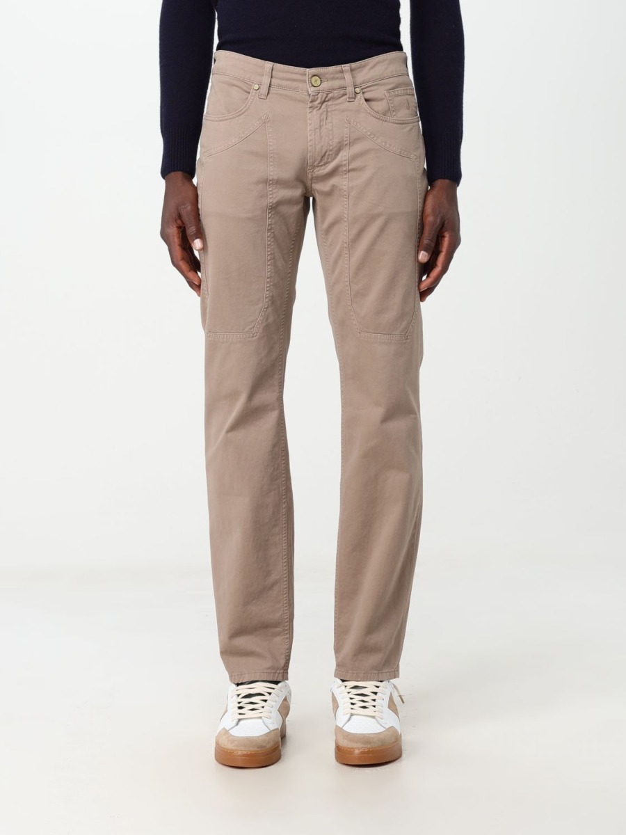 Jeckerson - Gents Trousers Beige by Giglio GOOFASH