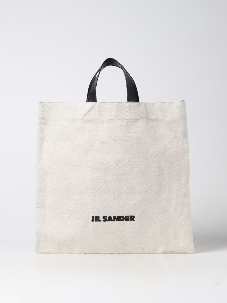 Jil Sander Ladies Tote Bag Sand from Giglio GOOFASH