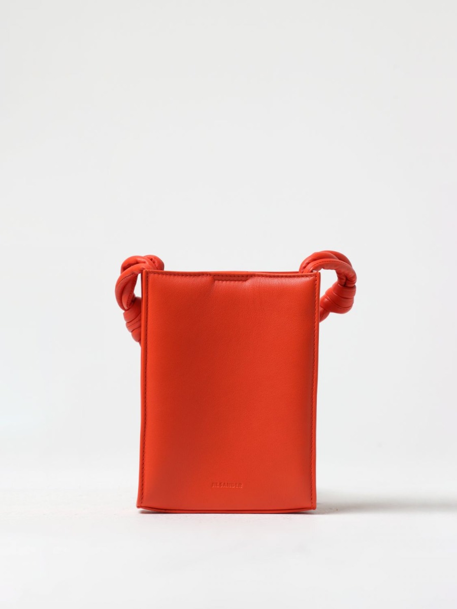 Jil Sander - Woman Mini Bag Orange at Giglio GOOFASH